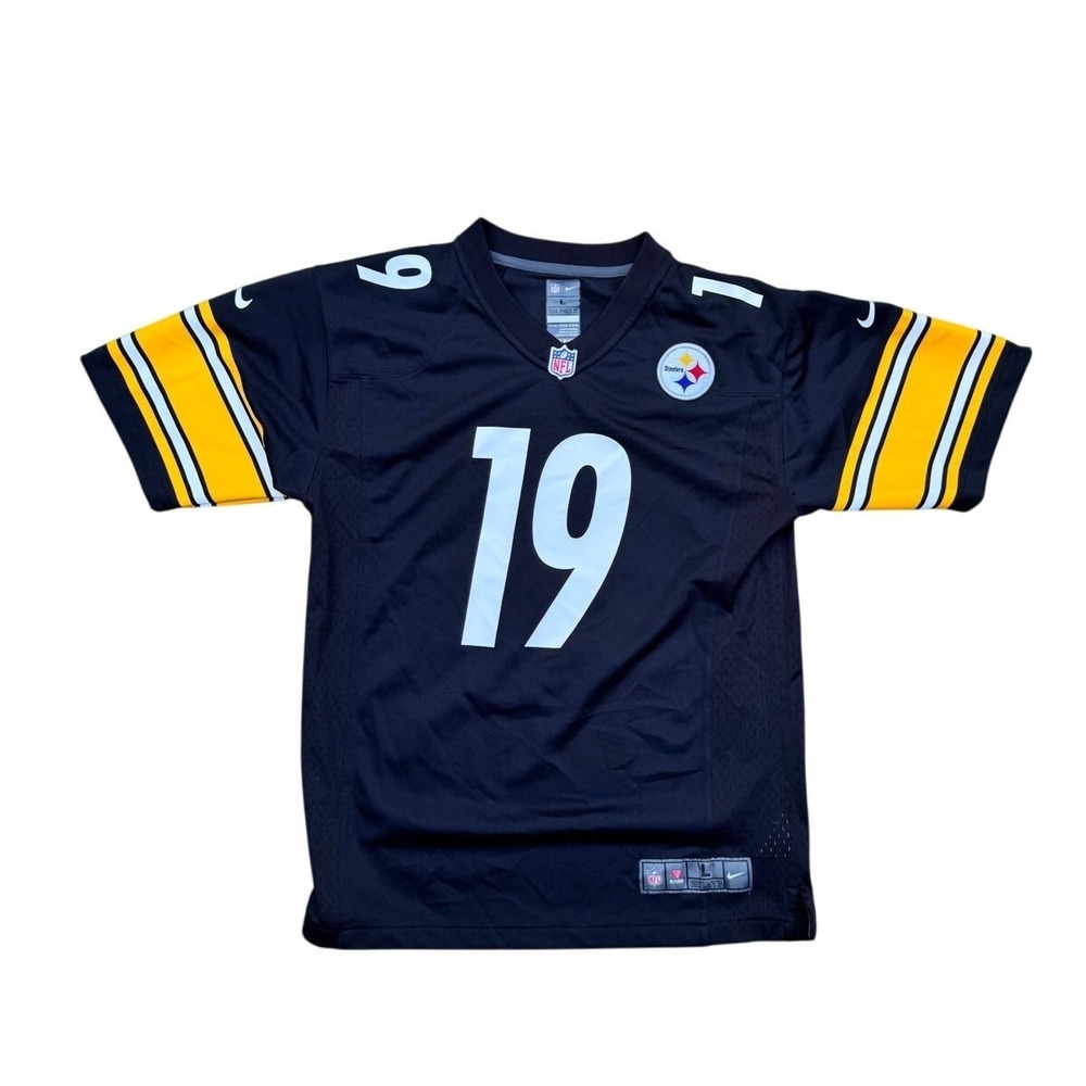 Pittsburgh Steelers Juju Smith-Schuster #19‎ Football NFL Jersey Youth Size L